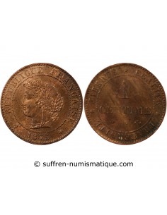 CERES - 1 CENTIME 1875 A PARIS