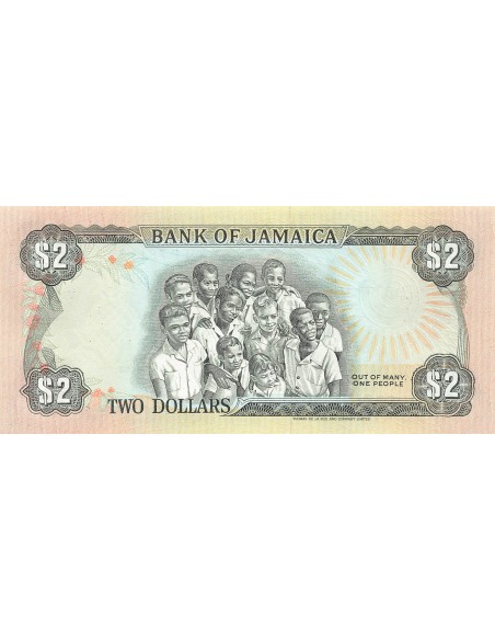 JAMAIQUE, PAUL BOGLE - 2 DOLLARS 1990 - SPL