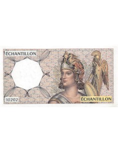 FRANCE, ATHENA - ECHANTILLON POUR TESTS DAB 200 FRANCS MONTESQUIEU - SUP+ 2