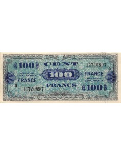 IMPRESSION AMERICAINE, FRANCE - 100 FRANCS 1944 SERIE 9 - SUP 2