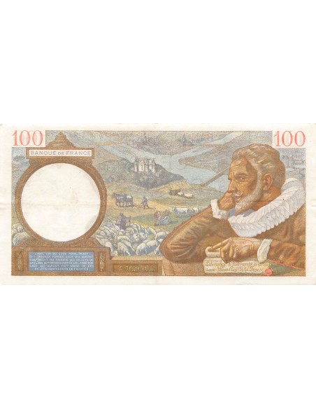 FRANCE, SULLY - 100 FRANCS 02/10/1941 - TTB+