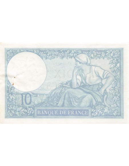 FRANCE - 10 FRANCS MINERVE 06/07/1939 - PSUP