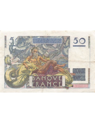 FRANCE - 50 FRANCS LE VERRIER 02/05/1946 - SÉRIE E.18 - TTB+