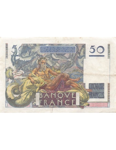 FRANCE - 50 FRANCS LE VERRIER 02/05/1946 - SÉRIE E.18 - TTB+