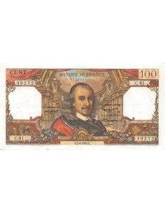 FRANCE, CORNEILLE - 100 FRANCS 01/04/1965 - SÉRIE C.81 - TTB+