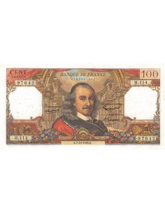 FRANCE, CORNEILLE - 100 FRANCS 07/10/1965 - SÉRIE H.114 - TTB+ 2