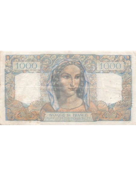 FRANCE, MINERVE ET HERCULE - 1000 FRANCS 09/01/1947 - SERIE R.367 - PTTB