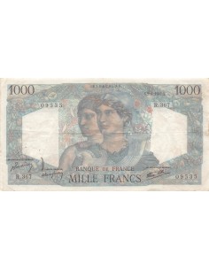 FRANCE, MINERVE ET HERCULE - 1000 FRANCS 09/01/1947 - SERIE R.367 - PTTB 2