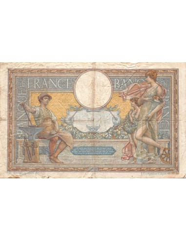 FRANCE, LUC-OLIVIER MERSON - 100 FRANCS 11/07/1908 - PTB