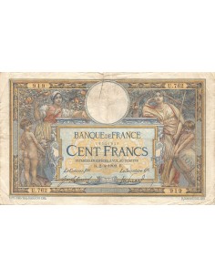 FRANCE, LUC-OLIVIER MERSON - 100 FRANCS 02/04/1909 - TB