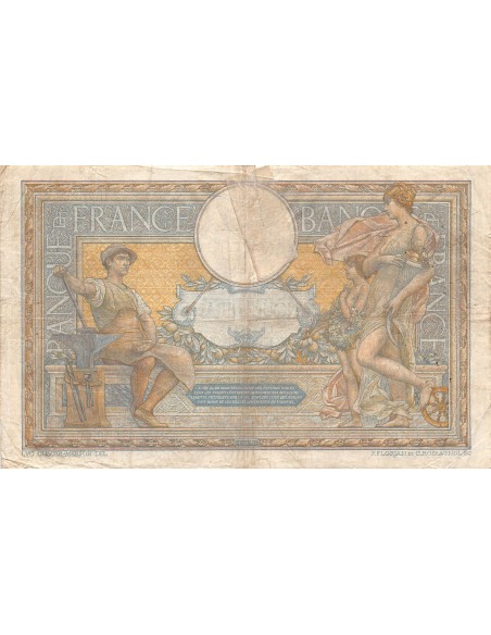 FRANCE, LUC-OLIVIER MERSON - 100 FRANCS 02/04/1909 - TB