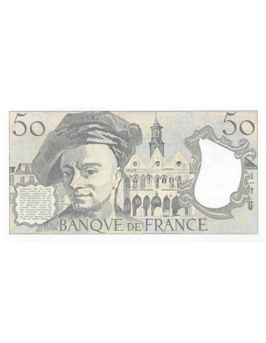 FRANCE, QUENTIN DE LA TOUR - 50 FRANCS 1989 - SERIE G.58 - SPL