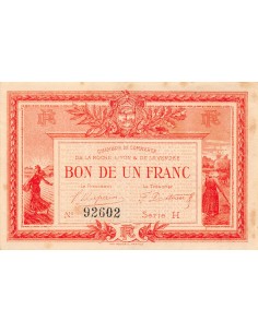 CHAMBRE DE COMMERCE, LA ROCHE SUR YON - 1 FRANC 1915 2