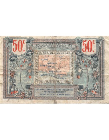 CHAMBRE DE COMMERCE, REGION PROVENCALE - 50 CENTIMES 1922