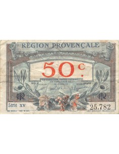 CHAMBRE DE COMMERCE, REGION PROVENCALE - 50 CENTIMES 1922 2