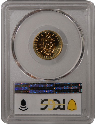 SEMEUSE - 1/2 FRANC OR 1979 PIEFORT - PROOF SP67