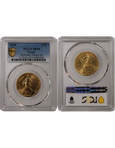 SEMEUSE - 2 FRANCS OR 1979 PIEFORT - PROOF SP69 2