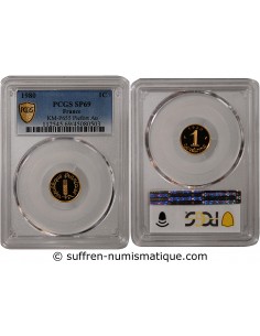 EPI - 1 CENTIME OR 1980 PIEFORT - PROOF SP69