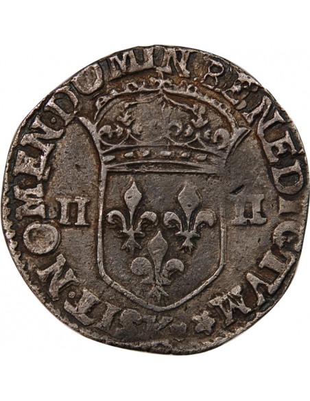 LOUIS XIII - 1/4 ECU ARGENT 1640 K BORDEAUX