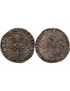 LOUIS XIII - 1/4 ECU ARGENT 1640 K BORDEAUX 2