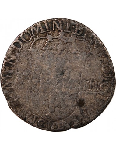 HENRI IV﻿ - 1/8 ECU ARGENT 1603 I LIMOGES