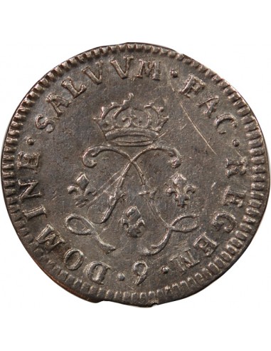 LOUIS XIV﻿ - 4 SOLS AUX DEUX L 1692 RENNES