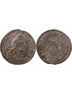 LOUIS XIV﻿ - 4 SOLS AUX DEUX L 1692 RENNES 2