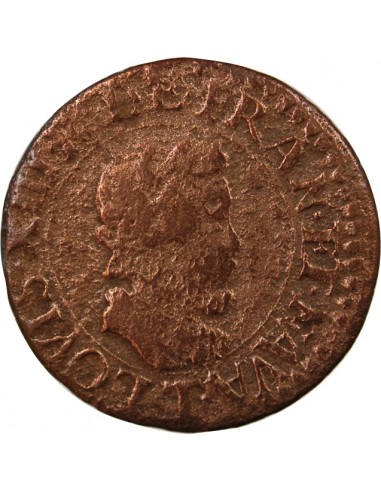 LOUIS XIII - DOUBLE TOURNOIS 1611 T NANTES