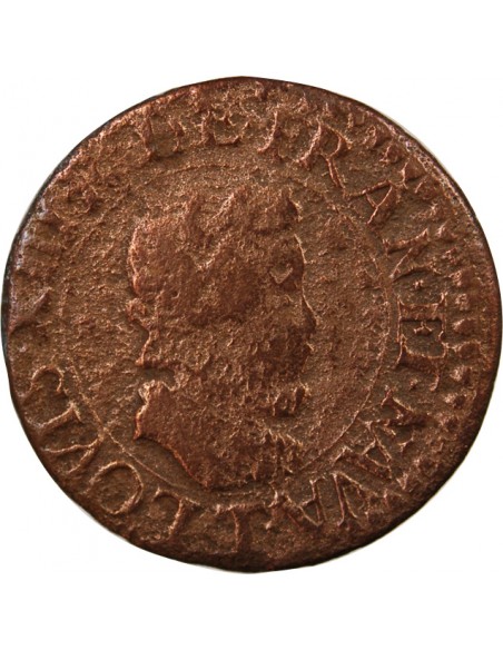 LOUIS XIII - DOUBLE TOURNOIS 1611 T NANTES