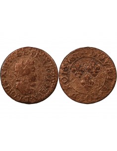 LOUIS XIII - DOUBLE TOURNOIS 1611 T NANTES 2