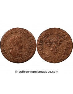 LOUIS XIII - DOUBLE TOURNOIS 1611 T NANTES
