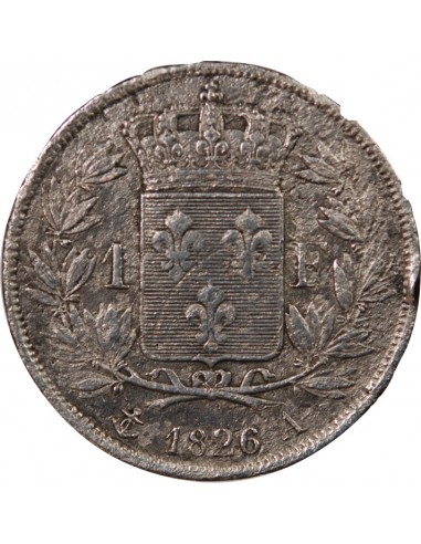 CHARLES X - 1 FRANC ARGENT 1826 A PARIS