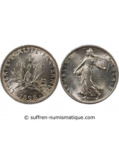 SEMEUSE - 1 FRANC ARGENT 1898