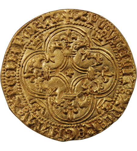 CHARLES VI LE FOU - ECU D'OR A LA COURONNE 1388