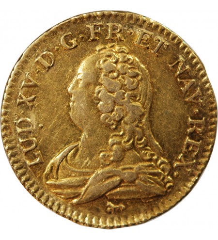 LOUIS XV ﻿- LOUIS D'OR AUX LUNETTES 1726 A PARIS