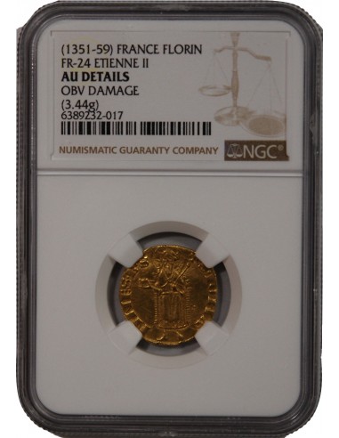 ARCHEVECHE D'ARLES, ETIENNE DE LA GARDE - FLORIN D'OR 1351 / 1361