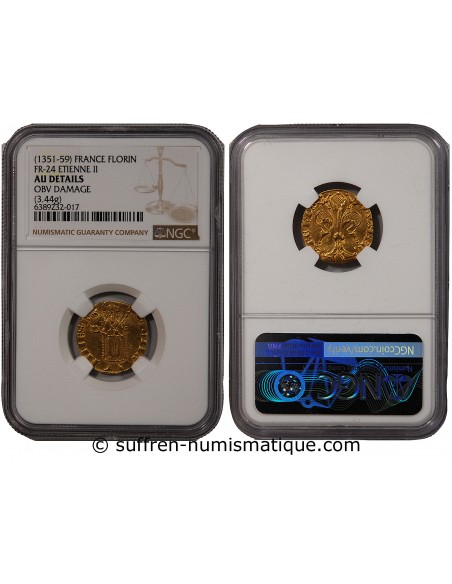 ARCHEVECHE D'ARLES, ETIENNE DE LA GARDE - FLORIN D'OR 1351 / 1361