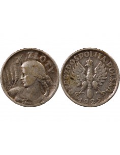 POLOGNE - 1 ZLOTY ARGENT 1925 2