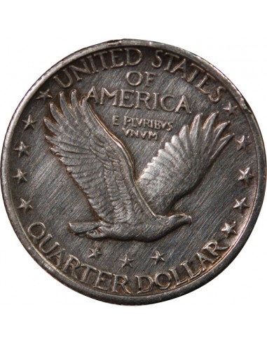 USA - 1/4 DOLLAR ARGENT "Standing Liberty Quarter" 1927 PHILADELPHIE