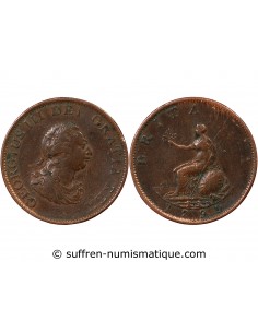 GRANDE-BRETAGNE, GEORGES III - 1/2 PENNY 1799