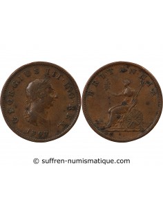 GRANDE-BRETAGNE, GEORGES III - 1/2 PENNY 1807