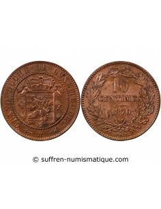 LUXEMBOURG, GUILLAUME III - 10 CENTIMES 1870