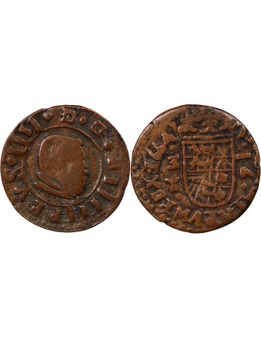 ESPAGNE, PHILIPPE IV - 16 MARAVEDIS 1664 MARDID