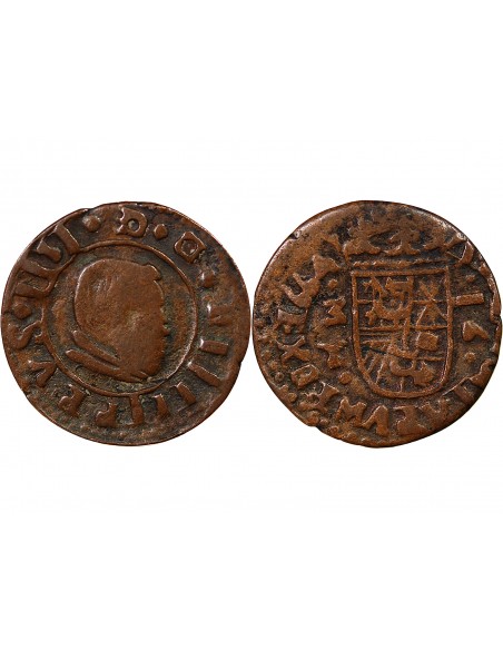 ESPAGNE, PHILIPPE IV - 16 MARAVEDIS 1664 MARDID