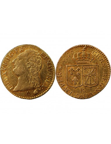 LOUIS XVI - LOUIS D'OR 1790 R ORLEANS