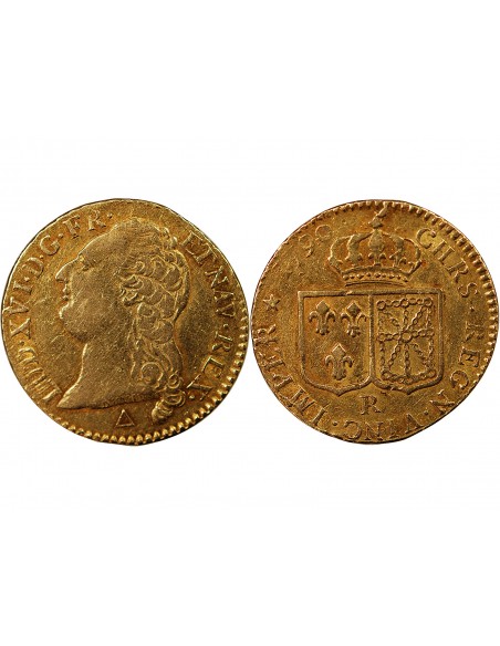 LOUIS XVI - LOUIS D'OR 1790 R ORLEANS