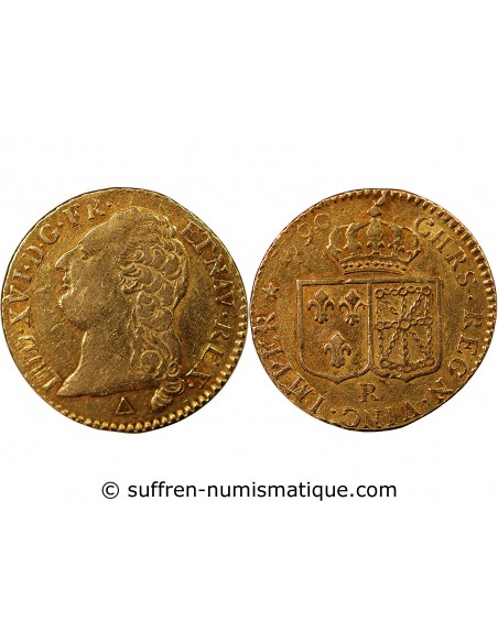 LOUIS XVI - LOUIS D'OR 1790 R ORLEANS