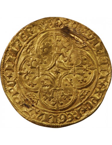 CHARLES VI LE FOU - ECU D'OR A LA COURONNE 1380 / 1422