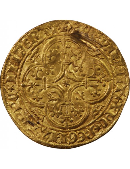 CHARLES VI LE FOU - ECU D'OR A LA COURONNE 1380 / 1422