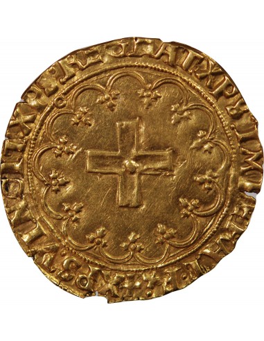 FRANCOIS Ier ﻿﻿- ECU D'OR A LA CROISETTE 1515 / 1547 LYON